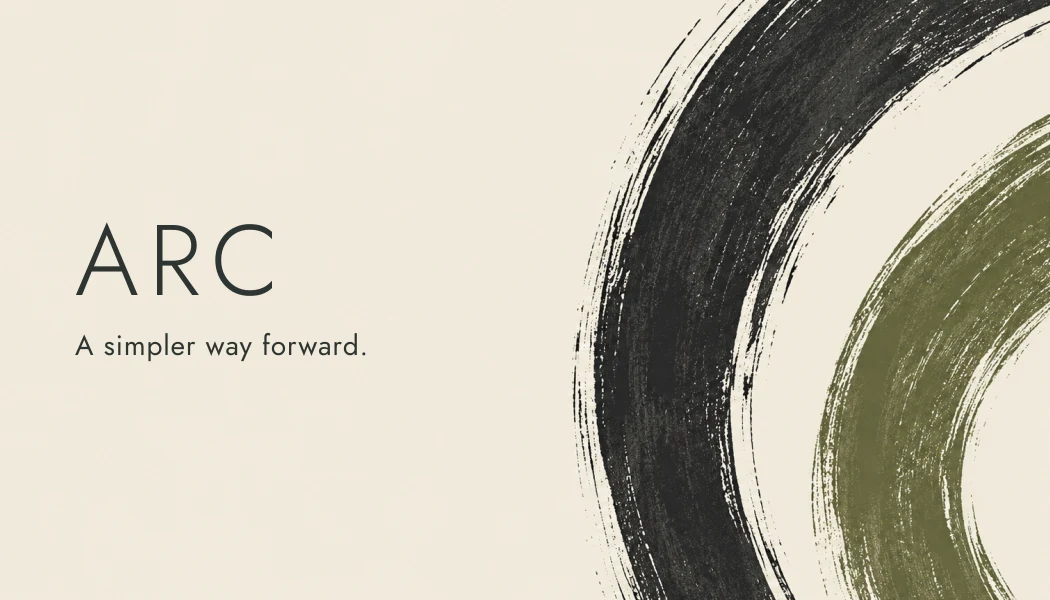 Arc business card front