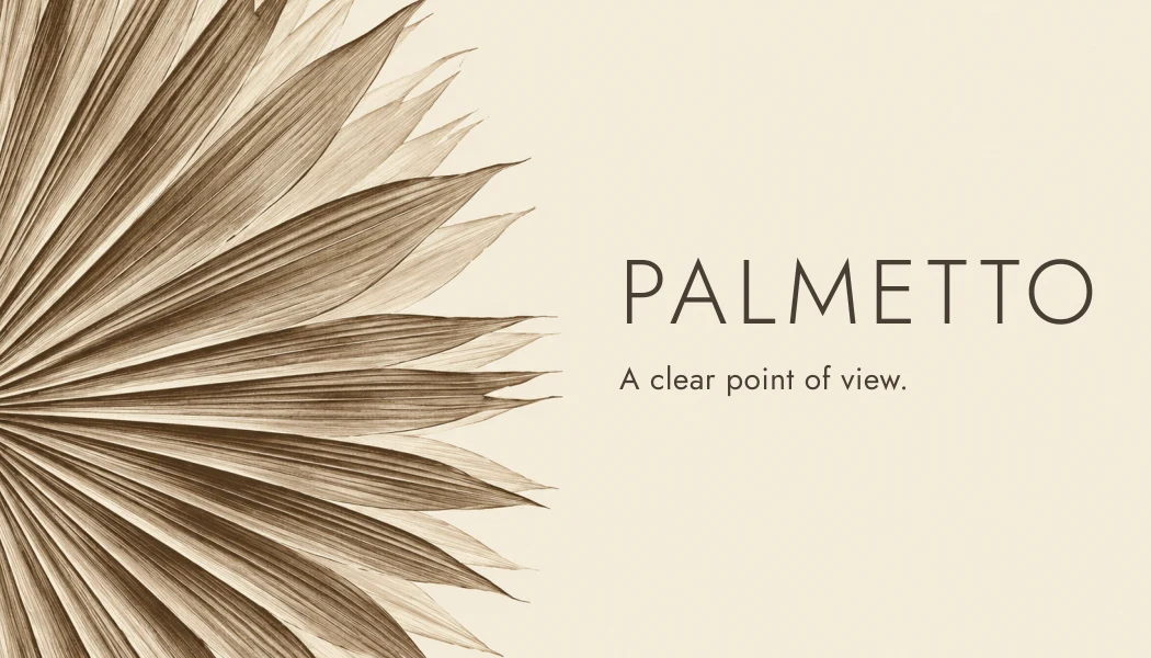 Palmetto business card front