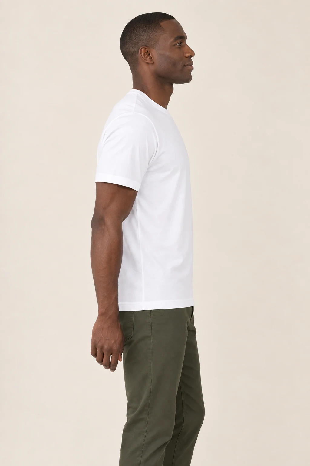 Soft 100% Polyester left side garment preview